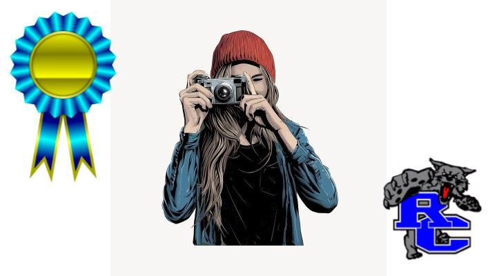  Clip art girl with camera